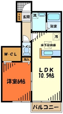 コンフォールダイワの物件間取画像